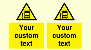 Custom warning blindspot